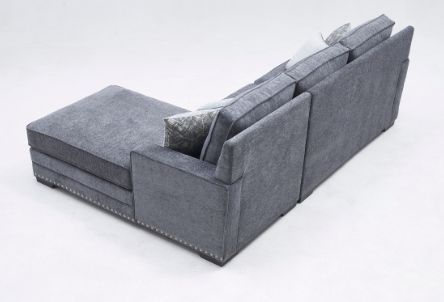 Milton Greens Stars 2-Piece Dark Gray Right Hand Facing Sectional and Chaise-2