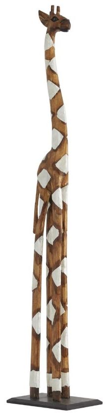 Deco Marche Brown Giraffe Sculpture-0
