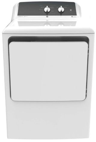 GE® 6.2 Cu. Ft. White Front Load Electric Dryer