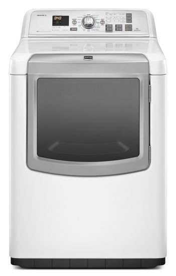 Maytag® Bravos XL® High Efficiency Front Load Electric Steam Dryer-White-0