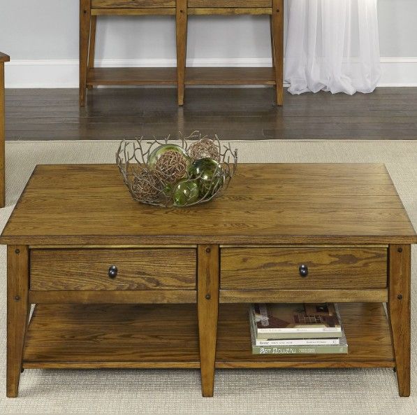 Liberty Furniture Lake House Oak Cocktail Table-1
