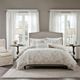 Olliix by Harbor House Taupe King Suzanna Cotton Comforter Mini Set-0