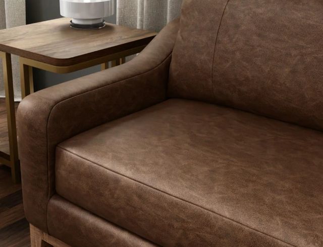 International Furniture Direct Olivo Brown Upholstered Sofa-4