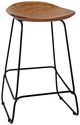 Jofran Inc. Nature's Edge Black/Natural Backless Counter Stool-0