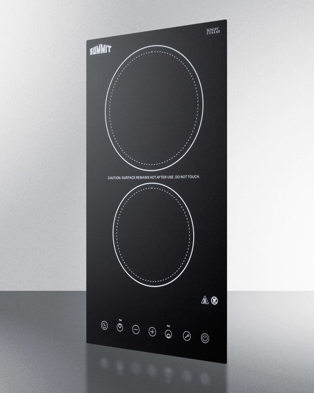 Summit® 12" Black Electric Cooktop-3