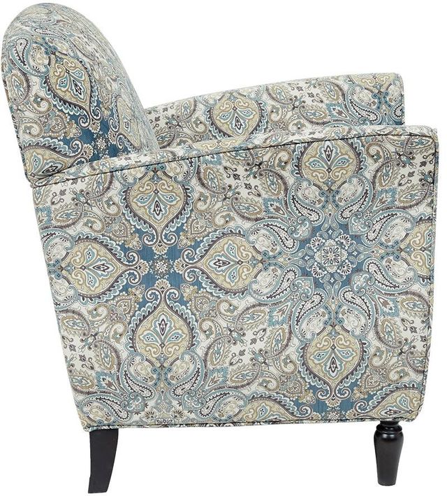 Olliix by Madison Park Blue Multi/Brown Escher Accent Chair-2