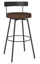 Amisco Customizable Costa Swivel Bar Stool-0