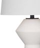 Bassett Mirror Ella Matte White Table Lamp-1