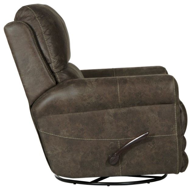 Catnapper® Maddie Ash Swivel Glider Recliner-4