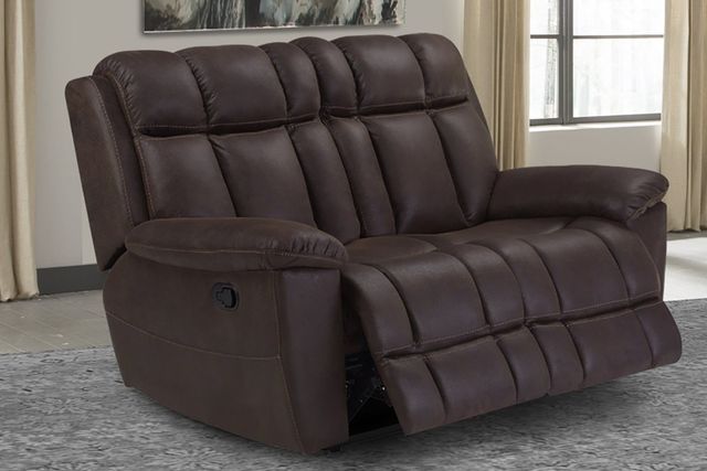 Parker House® Goliath Arizona Brown Manual Reclining Loveseat-4