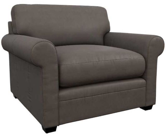 La-Z-Boy® Olson Greystone Leather Chair and a Half-0