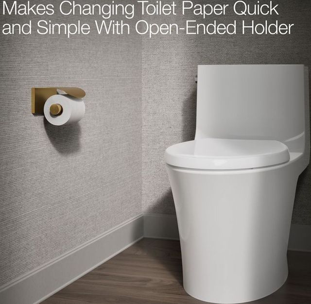 KOHLER® Avid® Vibrant Brushed Nickel Covered Toilet Paper Holder-4