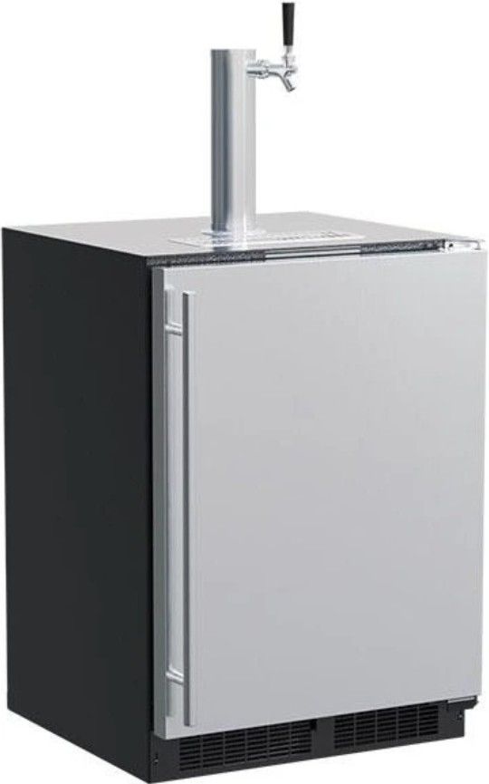 Marvel Classic 5.7 Cu. Ft. Stainless Steel Beer Cooler/Kegerator-0