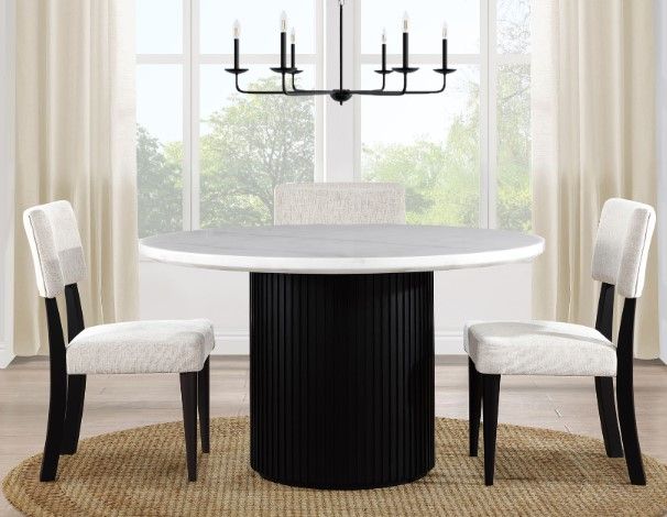 Steve Silver Co. Colvin Black/Vanilla Dining Side Chair-1