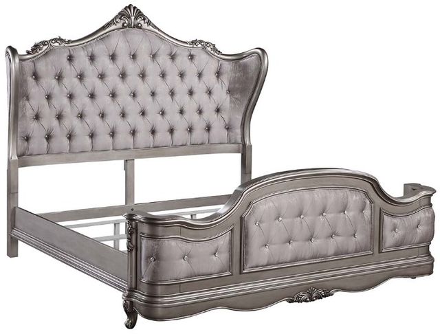 ACME Furniture Ariadne Antique Platinum/Gray Eastern King Panel Bed-0
