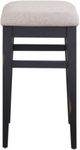 Winners Only® Woodbridge Ebony/Gray Backless Bar Stool-2