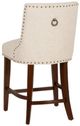 Powell® Auden Beige/Natural Espresso Counter Stool-5