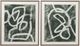 Bassett Mirror Chalk Line II Green Framed Print-2