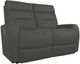 La-Z-Boy® Baron Blue Grey Leather Power Wall Reclining Loveseat with Headrest-0