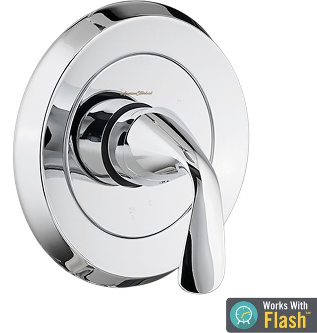American Standard Fluent® Polished Chrome Shower Valve Only Trim Kit with Pressure Balance Cartridge-1