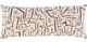 Surya Bogolani Cream 12"x30" Toss Pillow with Down Insert-0
