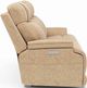 Flexsteel® Logan Beige Power Reclining Sofa with Power Headrests and Lumbar-3