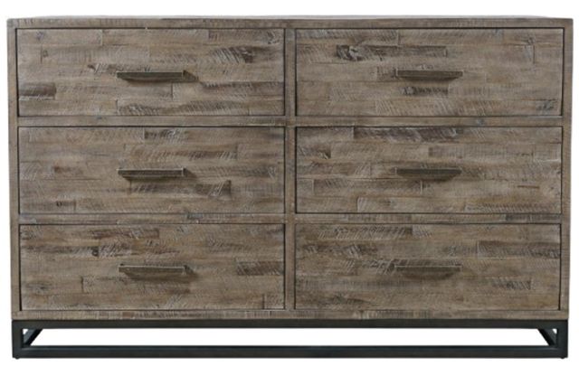 Jofran Inc. East Hampton Distressed Gray Dresser-1