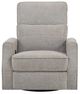 Emerald Home Tabor Beige Manual Swivel Glider Recliner-3