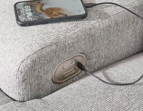 6pc. Pwr. Reclining Sectional w/ Chaise-3