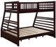 Coaster® Ashton Cappuccino Twin/Full Youth Bunk Bed-1