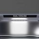 ZLINE Autograph Edition 60" 32.2 Cu. Ft. Stainless Steel with Graphite Gray Interior and Polished Nickel Helix Handles French Door Built-In Bottom Freezer Refrigerator with Water Dispenser and Ice Maker -5