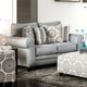 Furniture of America® Misty Blue Gray Loveseat-0