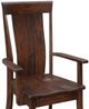 Urban Collections by Yutzy Woodworking Adena Brown Dining Arm Chair-1