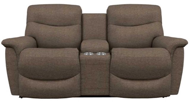 La-Z-Boy® James Hazel Manual Reclining Loveseat with Console-1