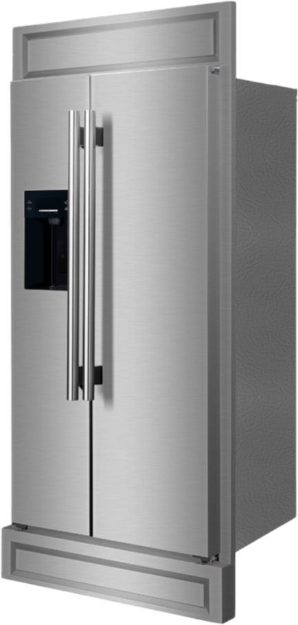 FORNO® 36 in 20.0 Cu. Ft. Fingerprint Resistant Stainless Steel Built In Side-by-Side Refrigerator -3