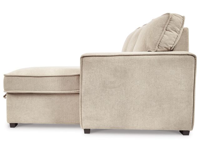 Signature Design by Ashley® Darton 2-Piece Cream Right-Arm Facing Sofa Sleeper Sectional and Chaise-4