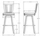 Amisco Customizable Madison Swivel Bar Stool-1