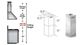 ZLINE 2 Piece 12" Stainless Steel Island Hood Extension Kit-1
