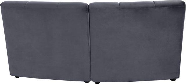 Meridian Furniture Limitless 2-Piece Grey Velvet Modular Sectional-3
