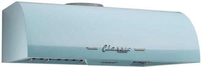 Unique® Appliances Classic Retro 30" Ocean Mist Turquoise Under Cabinet Range Hood-1