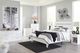 Signature Design by Ashley® Flannia 2-Piece White Full Panel Bed Set-3