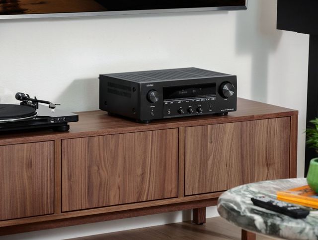 Denon® 2.1 Channel Black Stereo Receiver-3