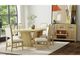 Elements International Ridgemont Natural 5pc Dining Group PLUS 2 Side Chairs FREE-0