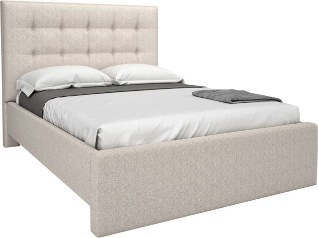 Beaudoin Customizable Chelsea Queen Upholstered Platform Bed with Absolute Footboard-2