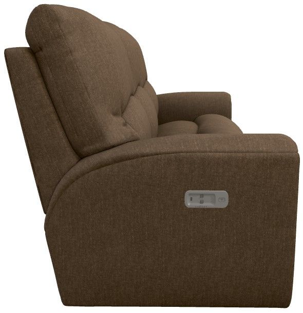 La-Z-Boy® Cassian Suede Power Reclining Sofa with Headrest-3