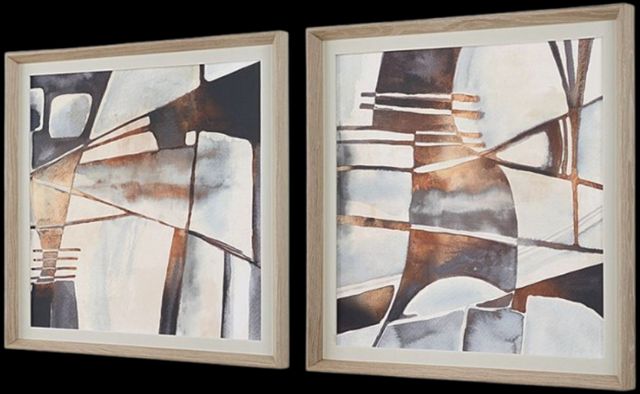 Uttermost® Elvira Errico 2-Piece Vetrina Framed Prints Set-4