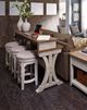 Liberty Furniture Farmhouse Reimagined 4-Piece Antique White/Chestnut Occasional Table Set-1
