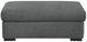 Homelegance® Athena Dark Gray Ottoman-2