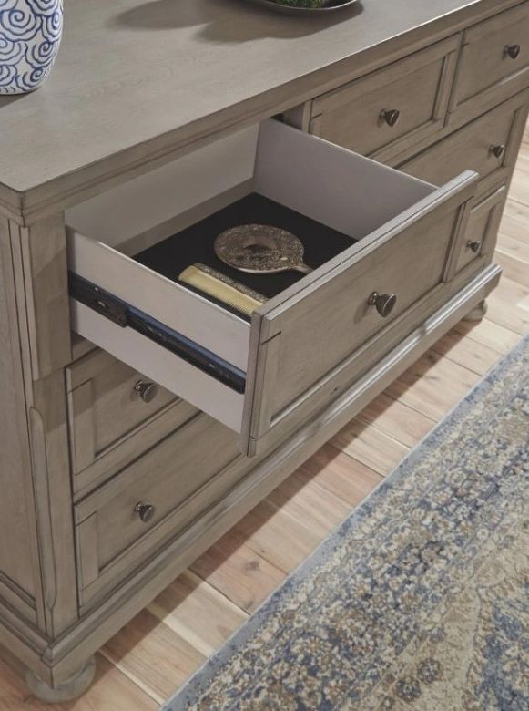 Signature Design by Ashley® Lettner Light Gray Dresser-1