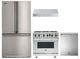 Viking® 4 Piece Stainless Steel Gas Kitchen Package-0